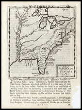 United States, Mid-Atlantic, Southeast and Midwest Map By Robert Morden