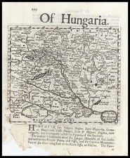 Hungary and Balkans Map By Robert Morden