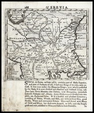 Europe, Hungary, Romania and Balkans Map By Robert Morden