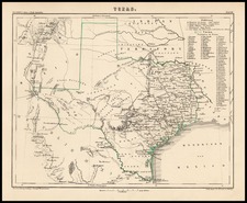 Texas Map By Henry Lange