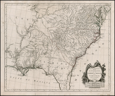 Mid-Atlantic, South and Southeast Map By Giovanni Antonio Remondini