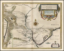 South America Map By Willem Janszoon Blaeu