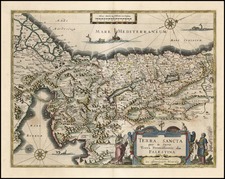 Asia and Holy Land Map By Willem Janszoon Blaeu