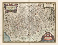 Europe and Italy Map By Willem Janszoon Blaeu