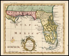 South and Southeast Map By London Magazine