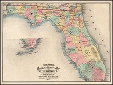 Southeast Map By George F. Cram