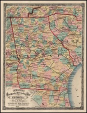 Southeast Map By George F. Cram