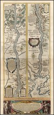 Europe and Russia Map By Willem Janszoon Blaeu