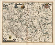 Europe and Poland Map By Willem Janszoon Blaeu