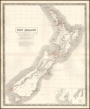 Australia & Oceania and New Zealand Map By W. & A.K. Johnston