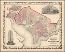 Mid-Atlantic Map By Benjamin P Ward  &  Alvin Jewett Johnson