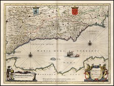 Europe and Spain Map By Willem Janszoon Blaeu