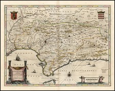 Europe and Spain Map By Willem Janszoon Blaeu