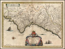 Europe and Spain Map By Willem Janszoon Blaeu