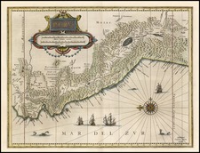 South America Map By Willem Janszoon Blaeu