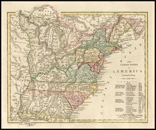 United States and Southeast Map By Robert Wilkinson