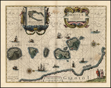 Southeast Asia Map By Willem Janszoon Blaeu