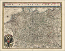 Europe, Netherlands, Poland, Baltic Countries and Germany Map By Willem Janszoon Blaeu