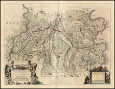 Netherlands Map By Willem Janszoon Blaeu