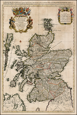 Scotland Map By Alexis-Hubert Jaillot