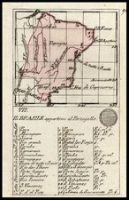 South America Map By Giovanni de Baillou de Baillou / Agostina de Rabatta