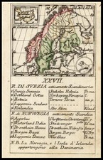 Europe, Scandinavia, Iceland and Balearic Islands Map By Giovanni de Baillou de Baillou / Agostina de Rabatta