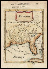 South and Southeast Map By Alain Manesson Mallet