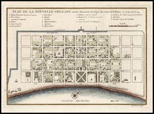 South Map By Jacques Nicolas Bellin