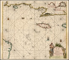 Caribbean Map By Johannes Van Keulen