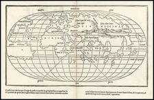 World and World Map By Benedetto Bordone