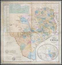 Texas Map By Jacob De Cordova