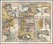 United States, Southeast and Caribbean Map By Emanuel Bowen