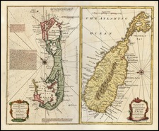 Caribbean Map By Emanuel Bowen