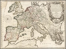 Europe and Europe Map By Charles Francois Delamarche