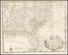 United States, Mid-Atlantic, South and Southeast Map By Cornelius Tiebout