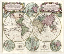 World, World and Polar Maps Map By Homann Heirs