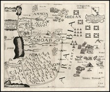 Asia and Holy Land Map By Thomas Fuller