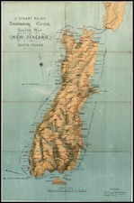 Australia & Oceania and New Zealand Map By J. Stuart Reid