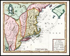 New England and Mid-Atlantic Map By Anonymous