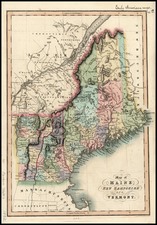 New England Map By Hinton, Simpkin & Marshall