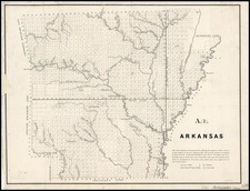 Arkansas Map By C.B. Graham