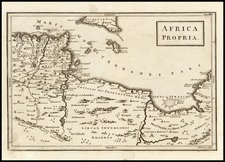 Europe, Mediterranean, Africa, North Africa and Balearic Islands Map By Christoph Cellarius / William Toms