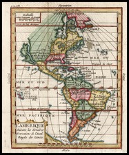 South America and America Map By Claude Buffier