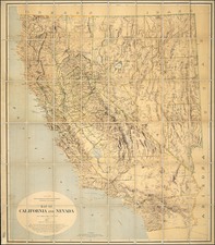 California Map By Josiah Dwight Whitney