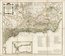 Europe and Spain Map By Tomás López