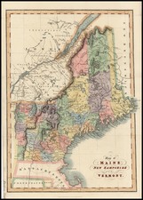 New England Map By Hinton, Simpkin & Marshall