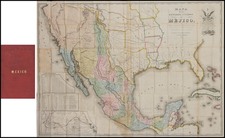 Texas, Southwest, Rocky Mountains and California Map By White, Gallaher & White