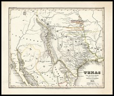 Texas Map By Joseph Meyer