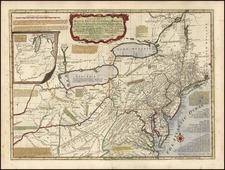 United States, Mid-Atlantic and Midwest Map By Lewis Evans / Sayer & Jefferys