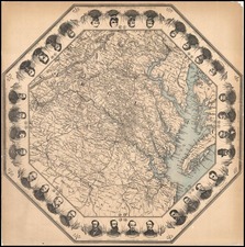 Mid-Atlantic and Southeast Map By Charles Magnus